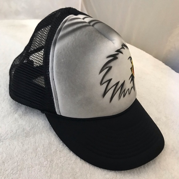 Cobra Eagle Youth Adjustable Black Mesh SnapBack Trucker Cap - Picture 5 of 13